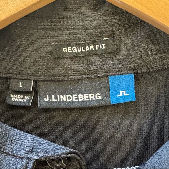 Black & White J. Lindeberg Performance Polo - Large - Picture 4 of 8